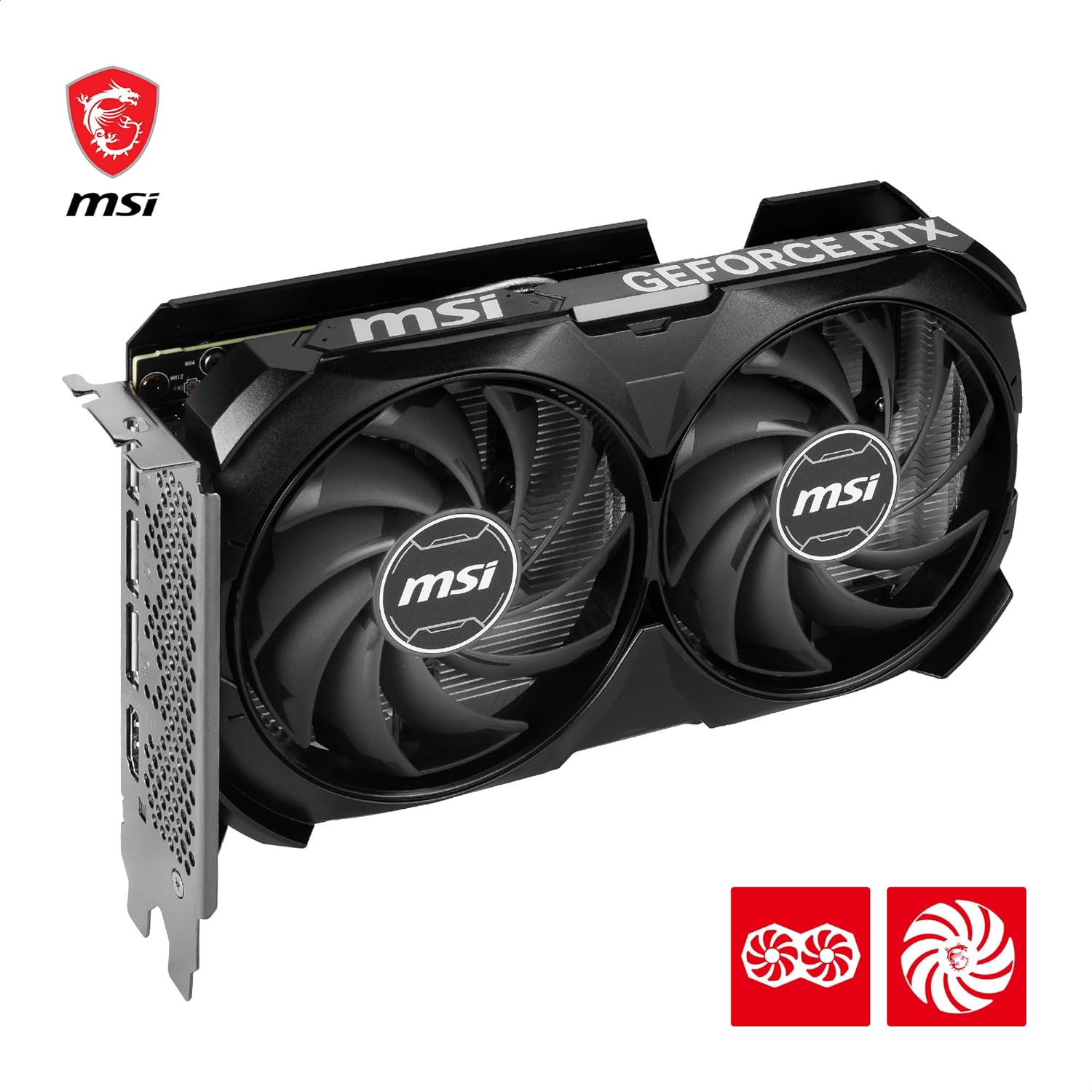 MSI Graphics Card RTX 4060 Ti Ventus 2X 16GB OC MSI Graphics Card RTX 4060 Ti Ventus 2X 16GB OC